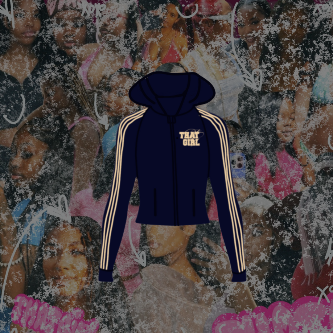 Navy Velour jacket