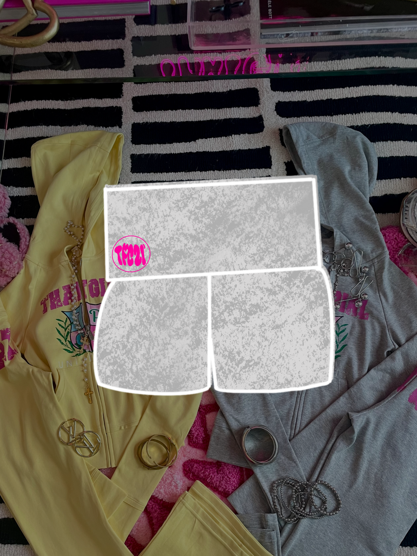 Heather Pink Shorts