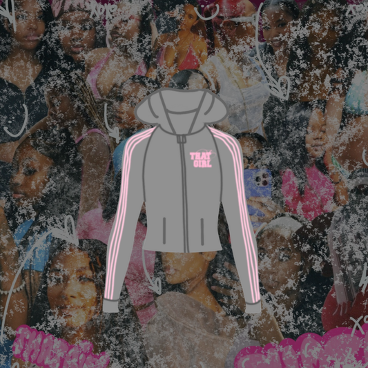 Heather Pink Velour jacket