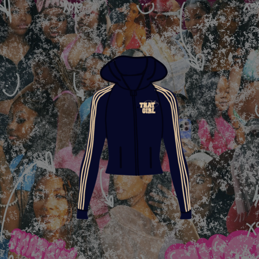 Navy Velour jacket