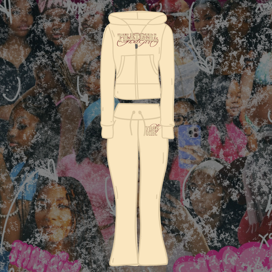 Vintage Cream Set (Pants+Jacket)