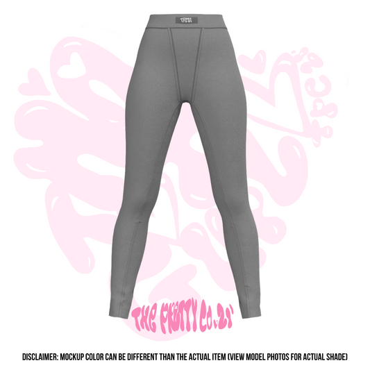 Steel Ribbed Leggings