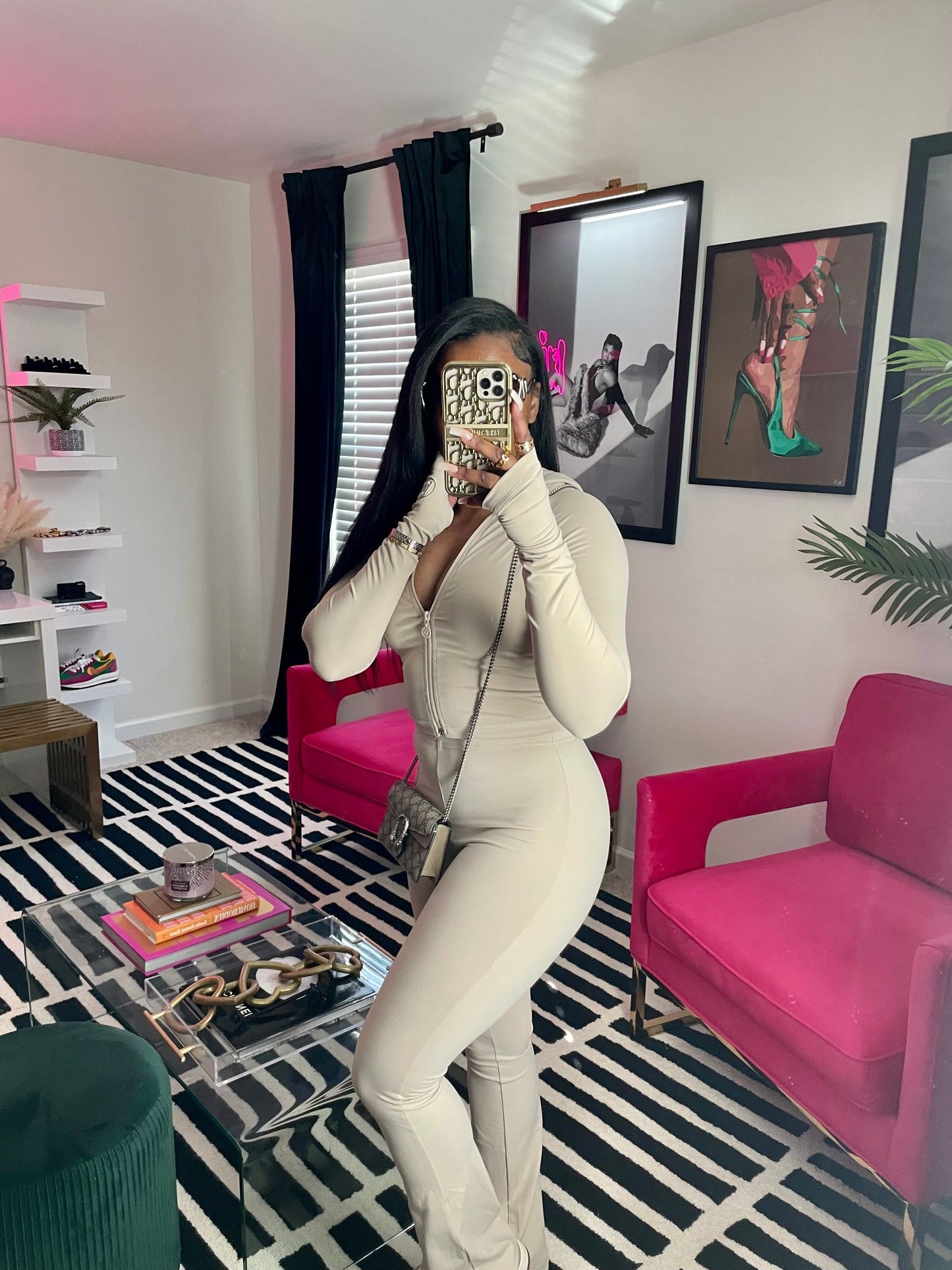 Oatmeal Flared Pants