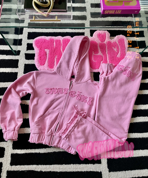 Vintage Pink Sweatsuit Set – Pretty Co. 2021