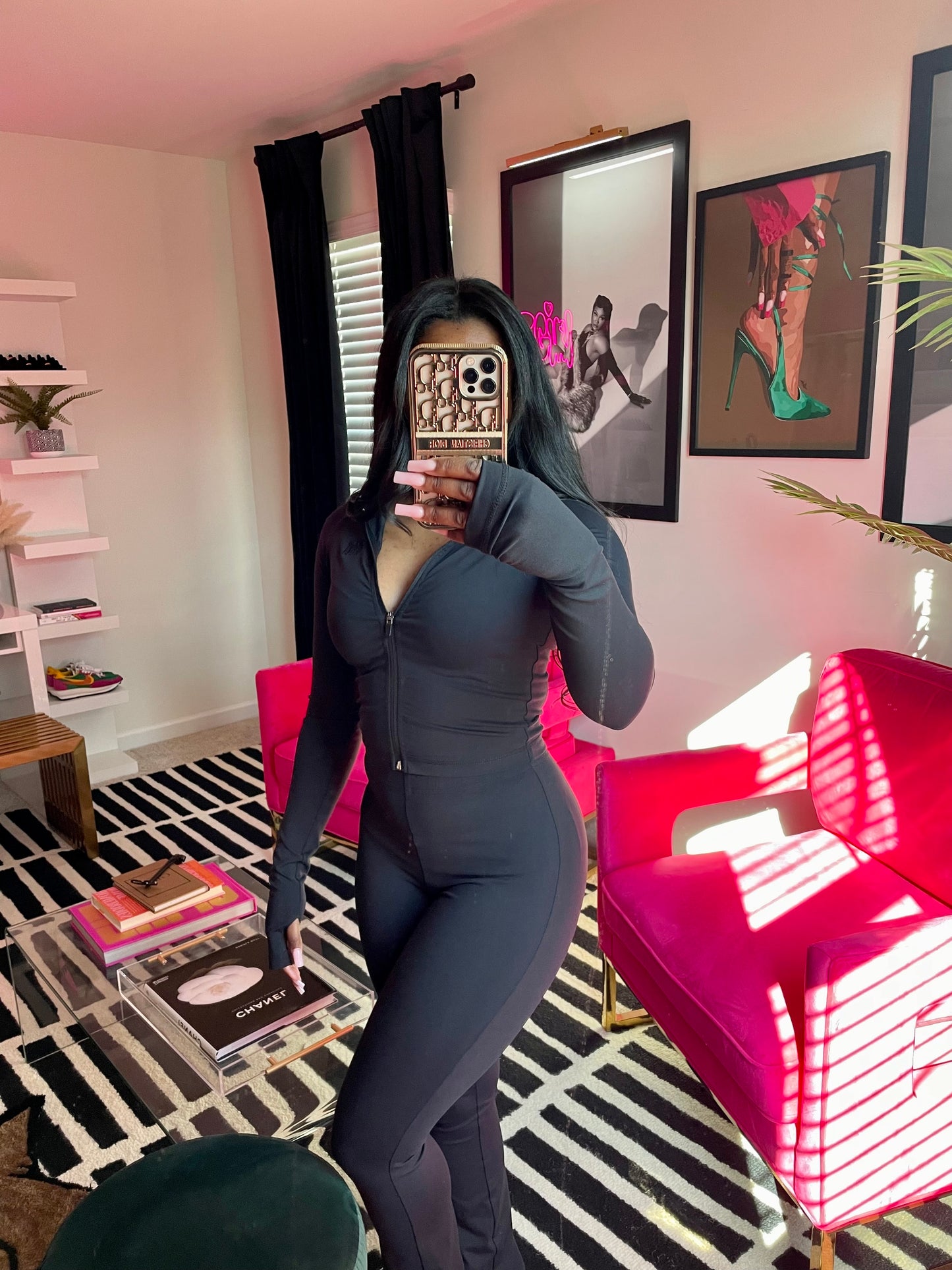 Black Flared Pants