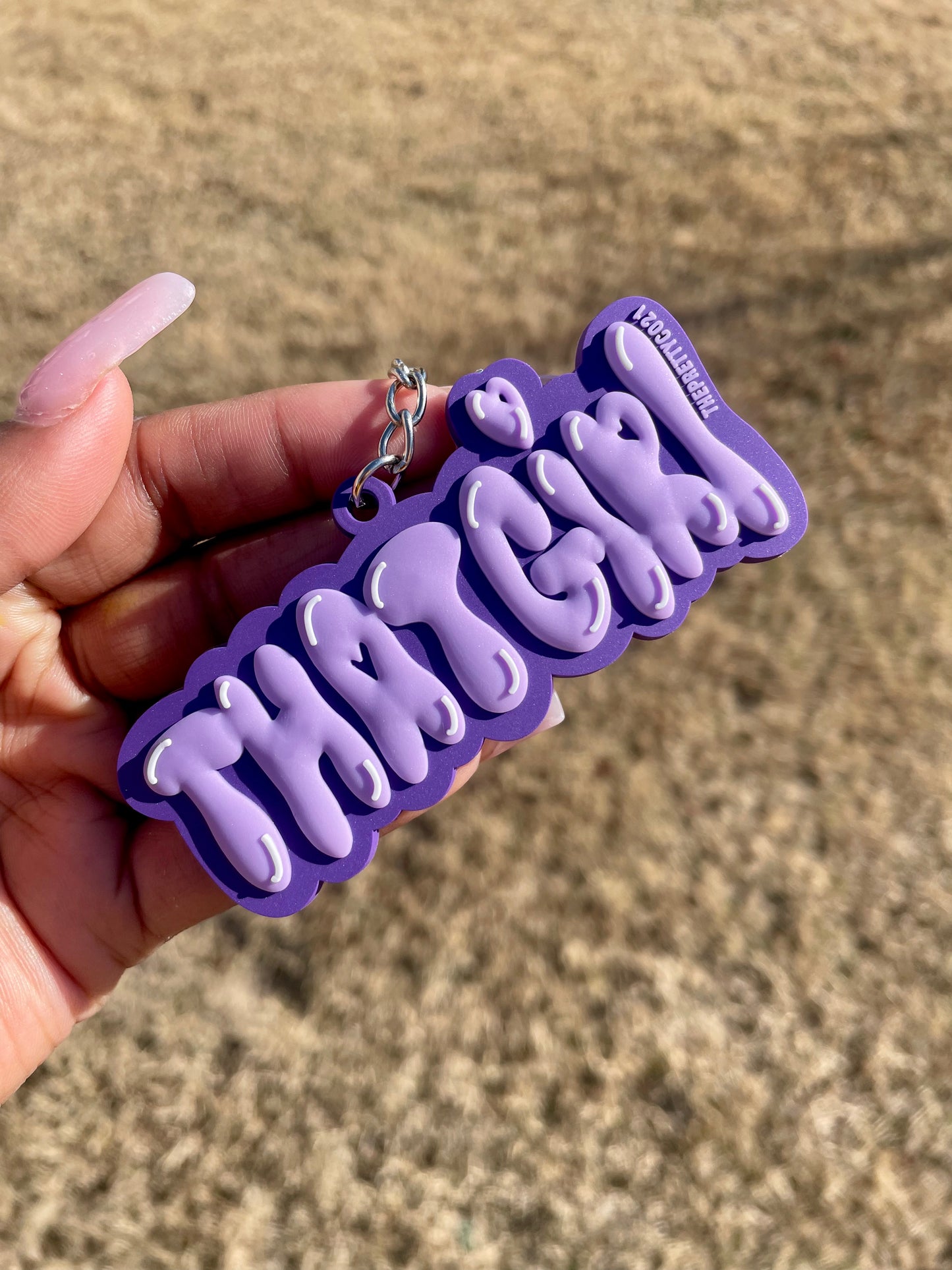 That Girl Keychain