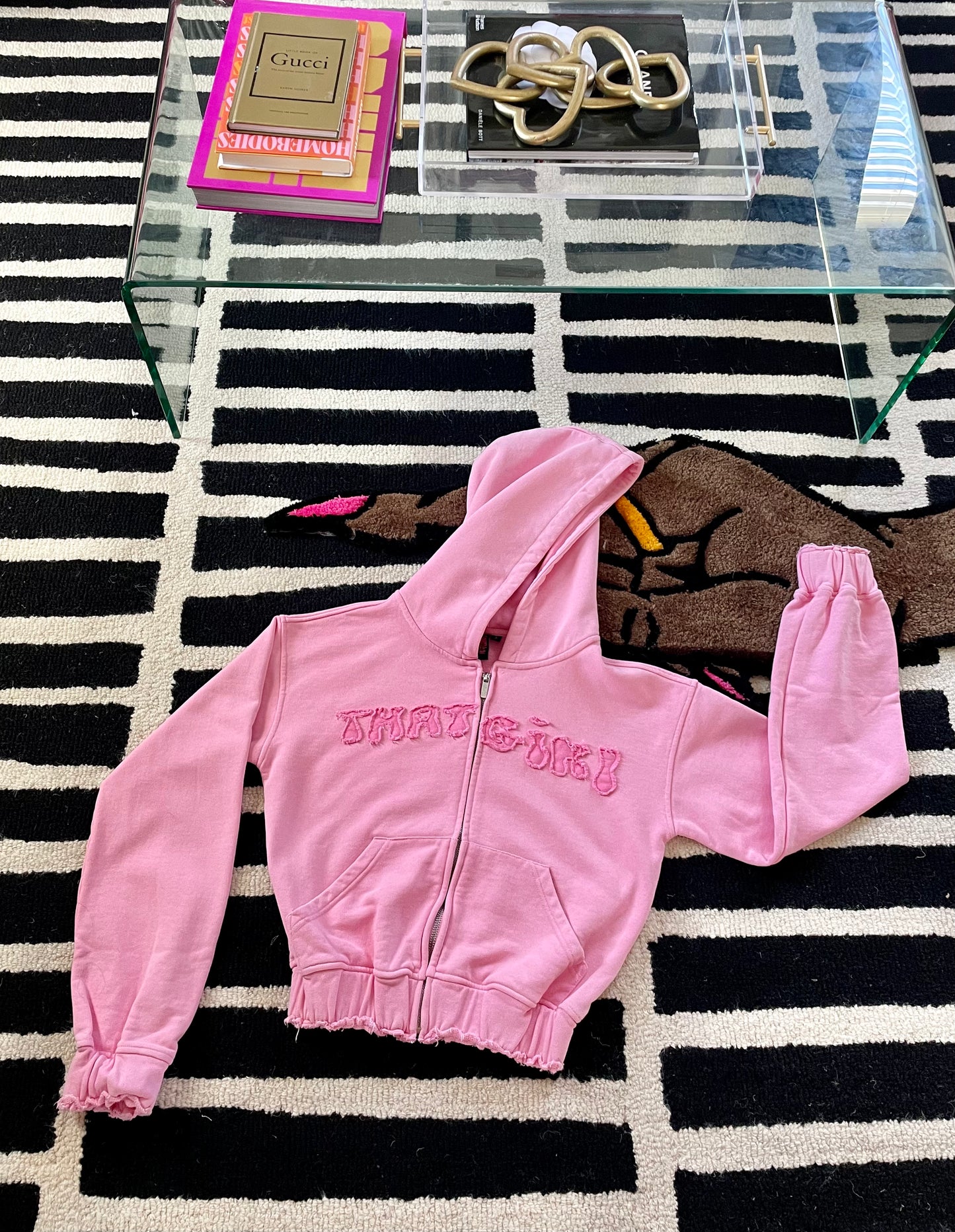 Vintage Pink Hoodie