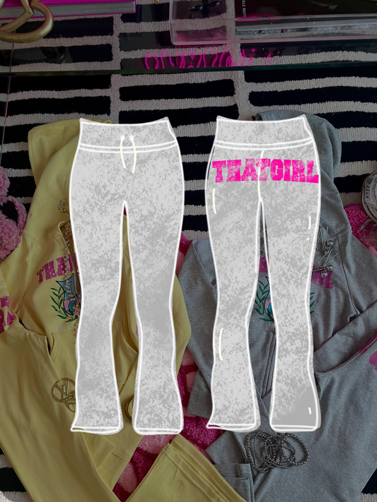 Heather Pink Pants