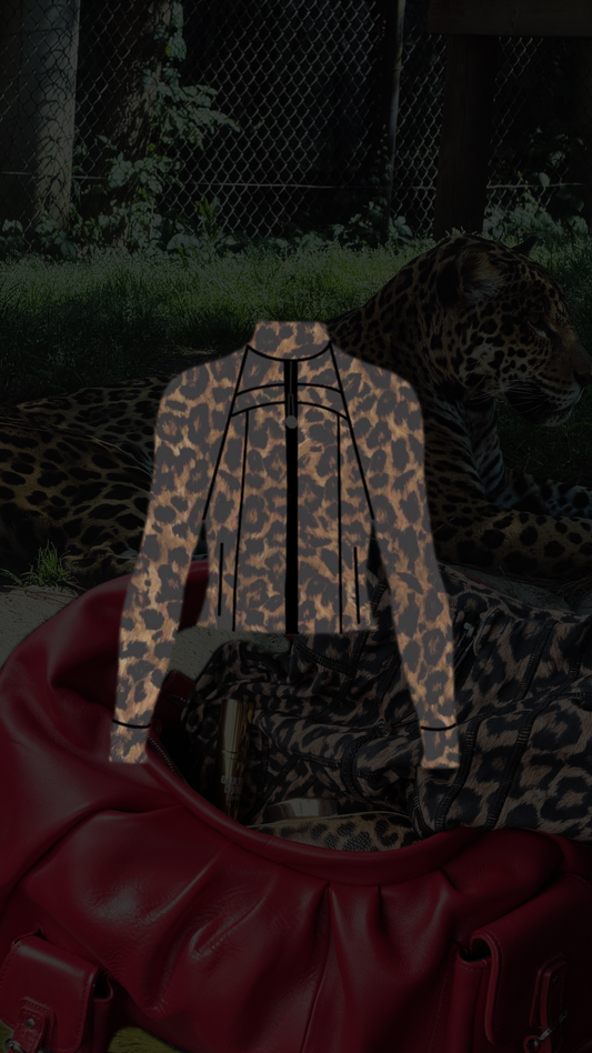 Leopard Athletic Jacket
