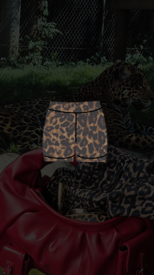 Leopard Athletic Shorts