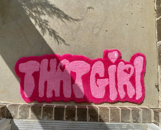 That Girl Rug *custom made product* read description
